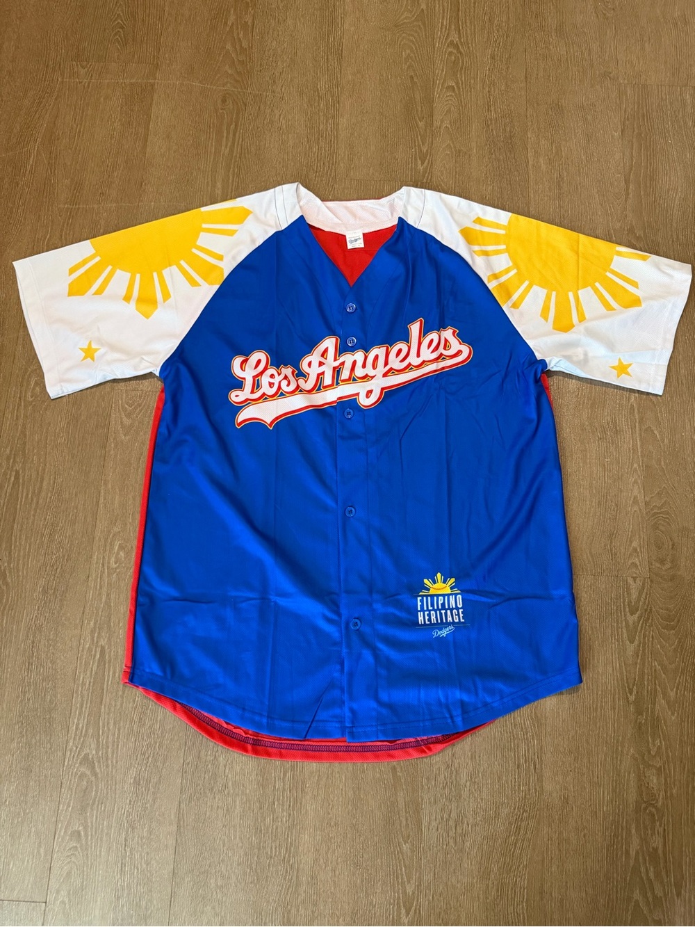 2025 Los Angeles Dodgers Filipino Heritage Night Jersey XL Giveaway SGA MLB
